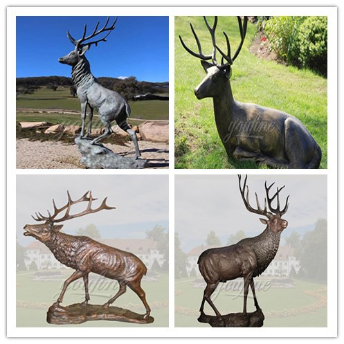 Outdoor life size moden deer