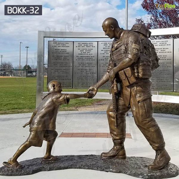 Where to Buy Bronze Memorial Sgt. Dan Brown Soldier