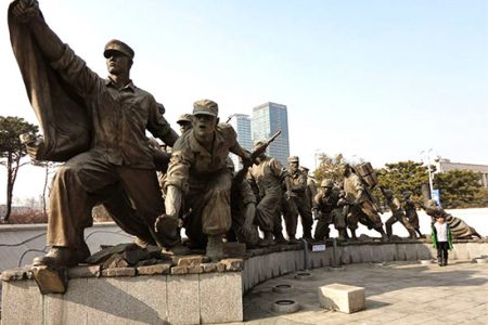 Bronze Group War Memorial of Korea Statue for Sale BOKK-912